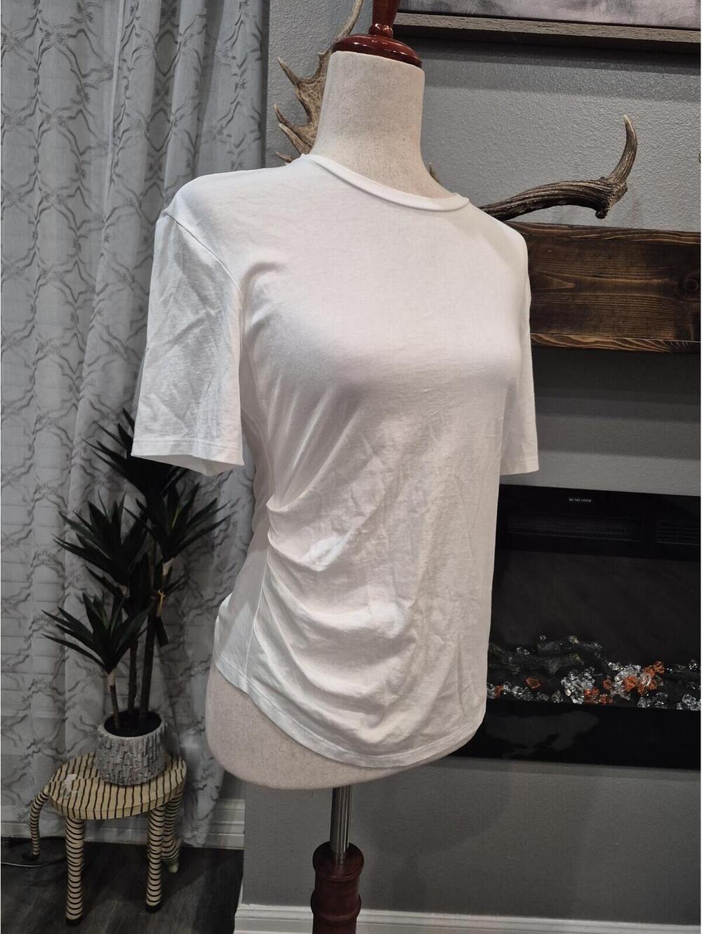 Theory White Top Size Small